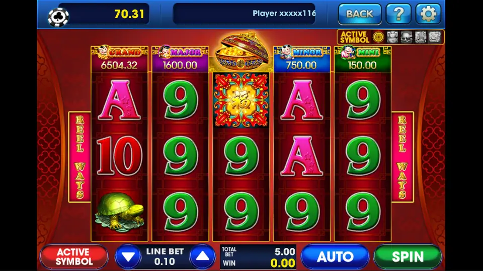 88 Fortune reels on 3Win8 with Grand, Major, Minor and Mini jackpot meters and a line bet of 0.10